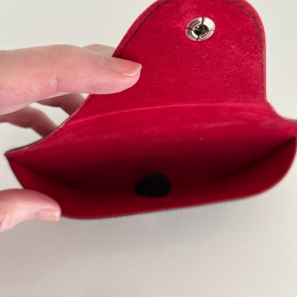 RAY-BAN Sunglasses Case Black Exterior Red Interior Unisex Classic Travel - Picture 4 of 8